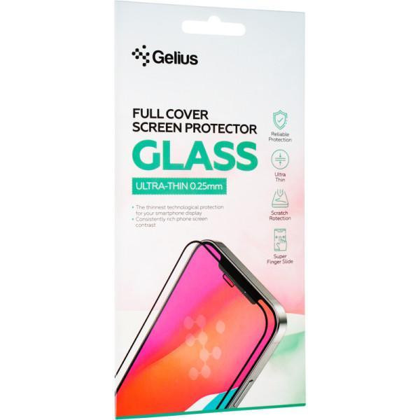 Gelius Tempered Glass Full Cover Ultra Thin 0.25mm Black для Xiaomi Redmi 13C / Poco C65 (96564) - зображення 1