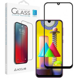   ACCLAB Защитное стекло Full Glue для Samsung Galaxy M31 Black (1283126508653)