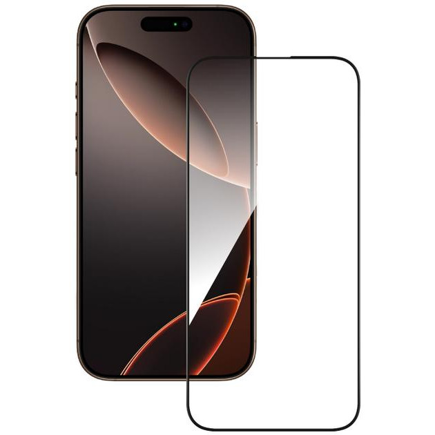 ACCLAB Захисне скло  Full Glue для Apple iPhone 16 Pro Black (1283126593277) - зображення 1