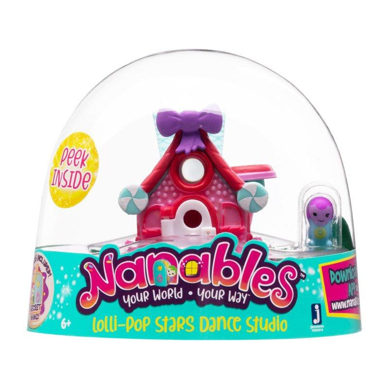 Jazwares Nanables Small House Город сладостей Студия танца Луи-Поп (NNB0016) - зображення 1