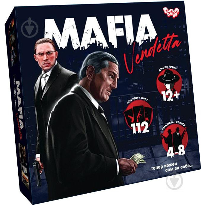 Danko Toys Настольная игра "MAFIA Vendetta" рус/укр (MAF-01-01) - зображення 1