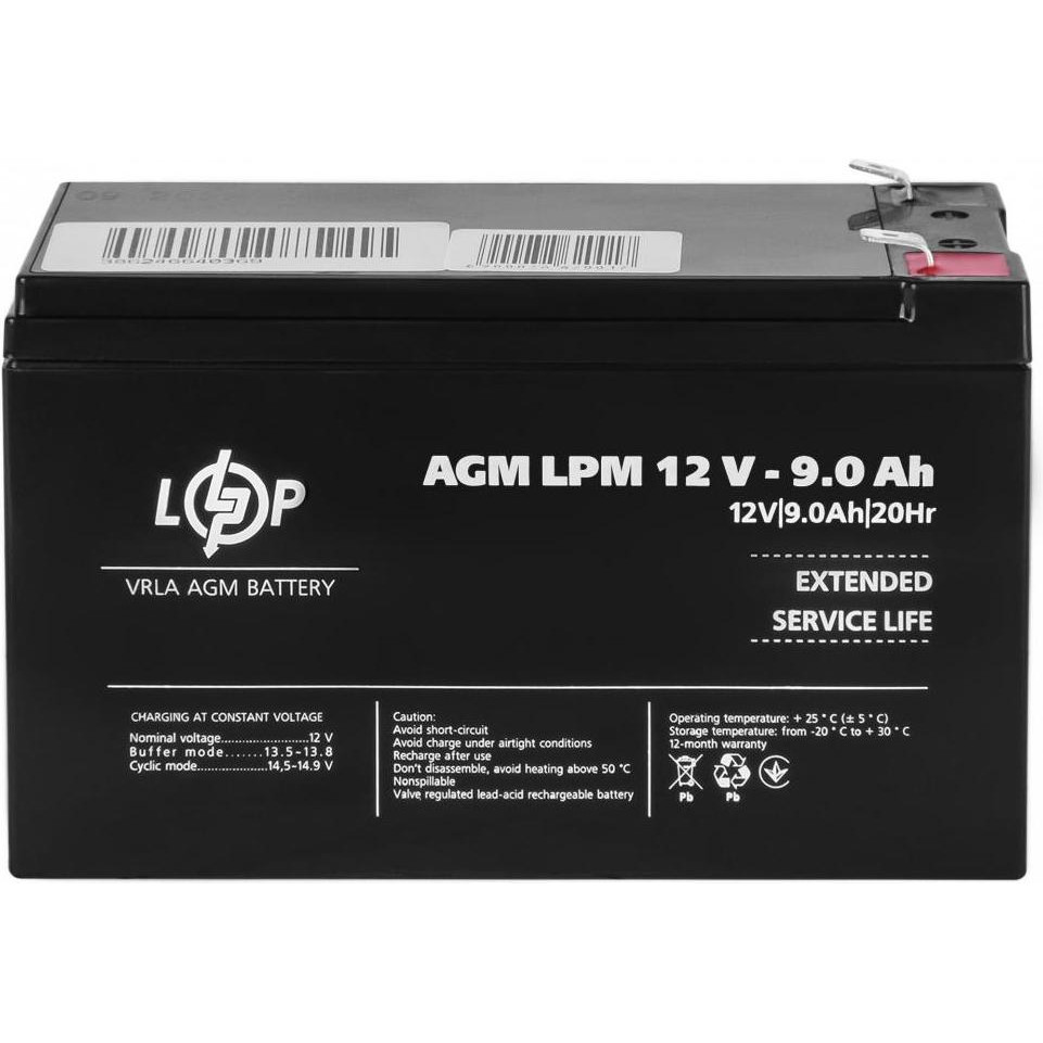 LogicPower LPM 12 - 9,0 AH (3866) - зображення 1