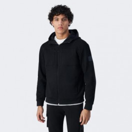   Champion Чорна чоловіча кофта  hooded full zip sweatshirt cha219762-NBK/NBK