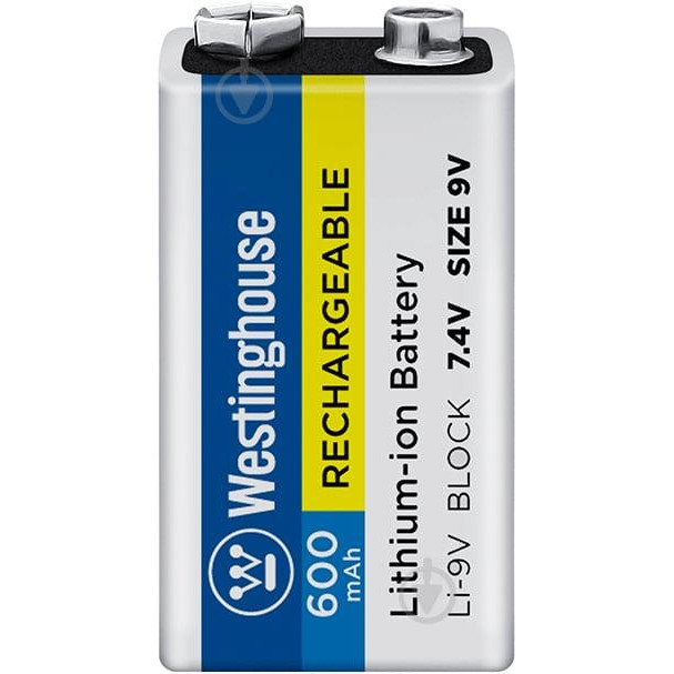 Westinghouse Krona 600mAh Li-ion 1шт (Li-9V600) - зображення 1