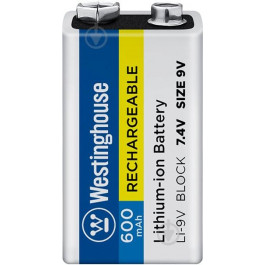   Westinghouse Krona 600mAh Li-ion 1шт (Li-9V600)