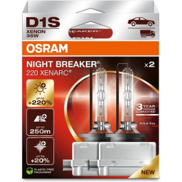   Osram D1S NIGHT BREAKER 220% XENARC (66140XN22HB)