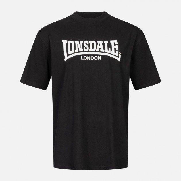 Lonsdale Футболка  Keisley 117205-1500 Xl Black/White (4251522374872) - зображення 1