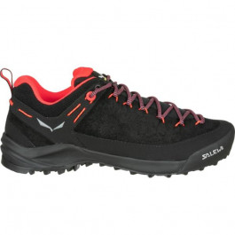   Salewa Жіночі кросівки для туризму  Wildfire Leather 61396 39 (6UK) 25 см Black/Fluo Coral (4053866321082)