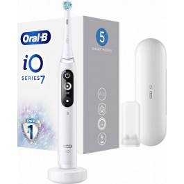   Oral-B iO Series 7 Connected Rechargeable Electric Toothbrush White Alabaster (IO7 M7.2A1.1B WT)