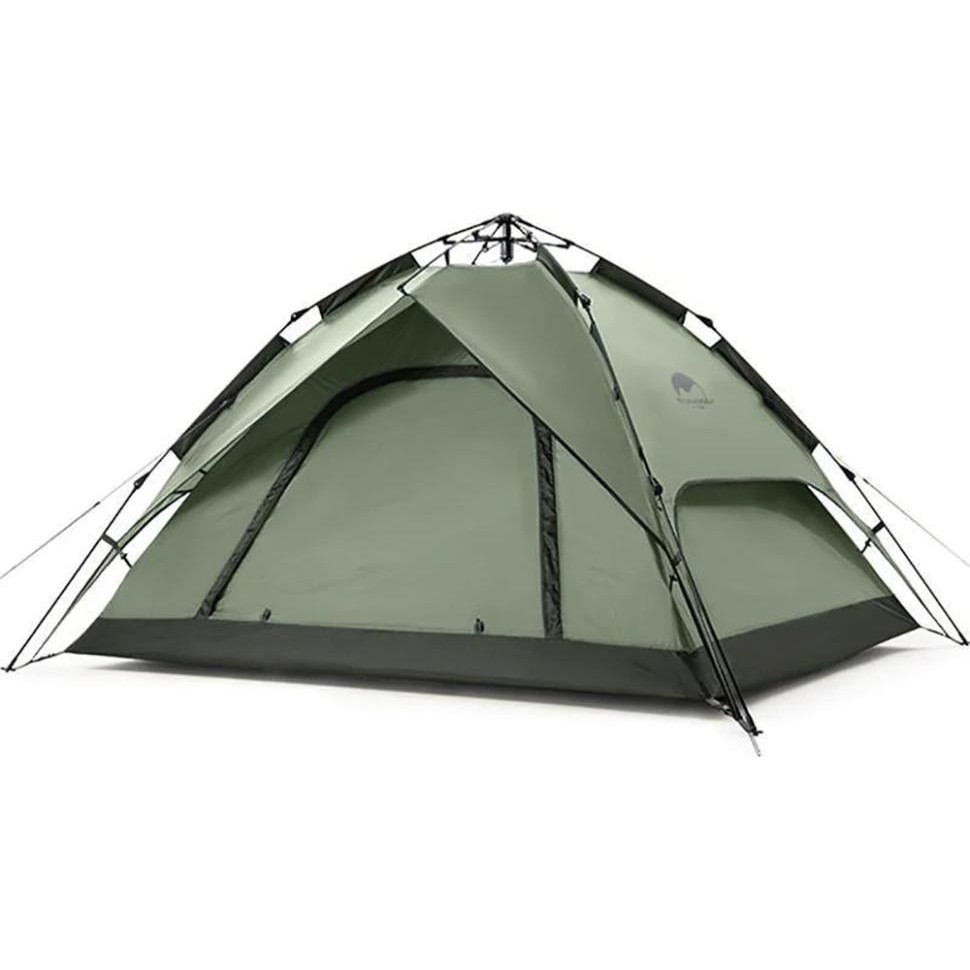 Naturehike 3P Pop-up Camping Tent NH21ZP008, forest green - зображення 1