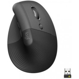   Logitech Lift Vertical Ergonomic Mouse Graphite (910-006473)