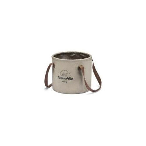 Naturehike Round bucket PVC 10 л light coffee NH20SJ040 - зображення 1