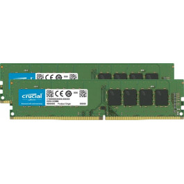   Crucial 8 GB (2x4GB) DDR4 2666 MHz (CT2K4G4DFS8266)