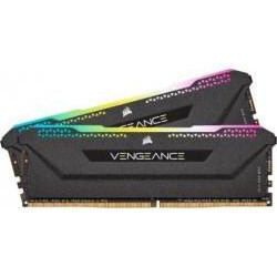 Corsair 16 GB (2x8GB) DDR4 3600 MHz Vengeance RGB Pro SL Black (CMH16GX4M2D3600C18) - зображення 1