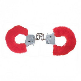   Toy Joy Наручники Furry Fun Cuffs, красный (TOY9504)