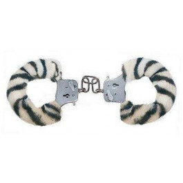   Toy Joy Наручники Furry Fun Cuffs, зебра