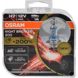   Osram H7 NIGHT BREAKER 200 12V 55W 3700K (64210NB200-HCB)