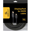 Cablexpert DisplayPort - HDMI 10m Black (CC-DP-HDMI-10M) - зображення 3