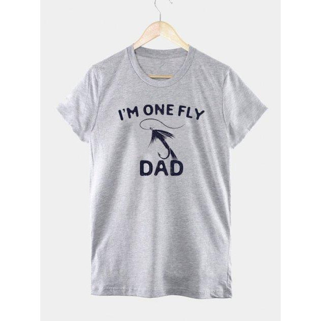 Love&Live Футболка  I'm one fly dad LLP00691 XXL Серая (LL2000000254616) - зображення 1