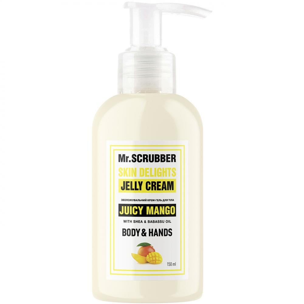 Mr. Scrubber Крем-гель для тела и рук
SKIN DELIGHTS Juicy Mango 150 ml (4820200230887) - зображення 1