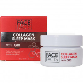   Face Facts Маска для обличчя  Collagen & Q10 Sleep Mask Нічна з колагеном та коензимом Q10 50 мл (5031413917185