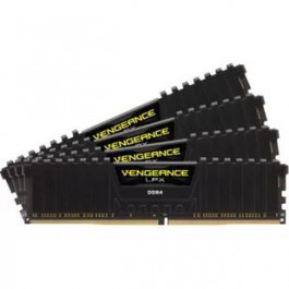   Corsair 64 GB (4x16GB) DDR4 3600 MHz Vengeance LPX (CMK64GX4M4D3600C18)