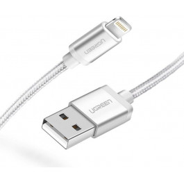   UGREEN US199 USB-A to Lightning MFi 2m White (60163)