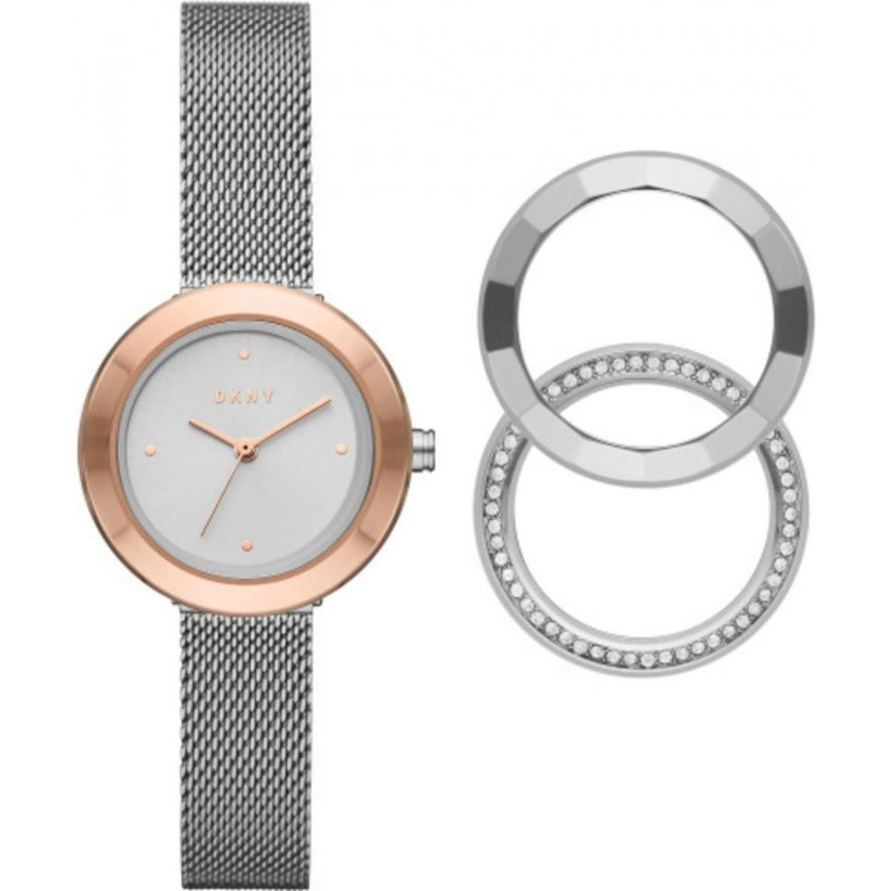 DKNY Sasha Three-Hand Watch and Toprings Set NY2975 - зображення 1