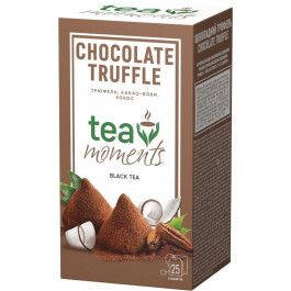   Tea Moments Чай  Chocolate Truffle чорний ароматизований з додаванням рослинної сировини, 25 сашетів (4823118601