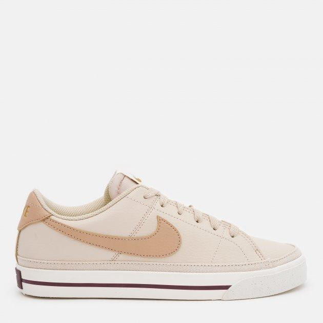 Nike Жіночі кеди низькі Nike Court Legacy Nn DH3161-107 39 (8US) 25 см Sanddrift/Hemp-Bronzine-Sail (1966 - зображення 1