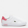 LACOSTE Жіночі кеди низькі  Powercourt 747SFA0073-B53 40 (T6.5) 25.6 см Білі (5059862308873) - зображення 1