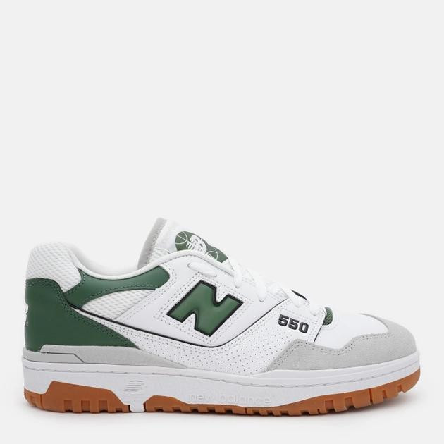 New Balance Чоловічі кеди низькі  550 BB550ESB 42 (8.5US) 26.5 см Білий/Зелений (197375688749) - зображення 1