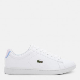   LACOSTE Жіночі кеди низькі  Carnaby 743SFA0014-1Y9 41 (T7.5) 26.3 см Wht Lt Pnk (5059554015362)