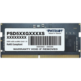   PATRIOT 16 GB SO-DIMM DDR5 5600 MHz (PSD516G560081S)