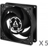 Arctic P8 5-Fan Pack Black (ACFAN00153A) - зображення 1