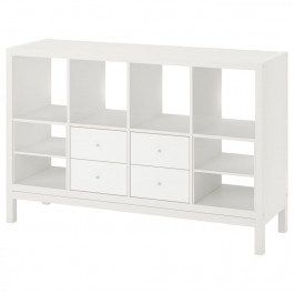   IKEA KALLAX Книжкова шафа біла 147x94 (195.529.11)