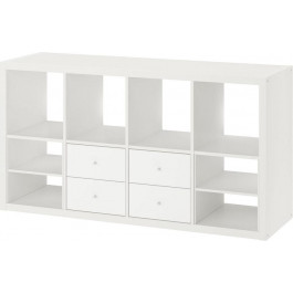   IKEA KALLAX Книжкова шафа білий 147x77 (195.528.93)