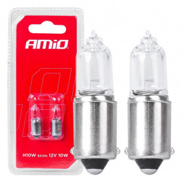   AMIO H10W 12V 10W BAX9S 03356