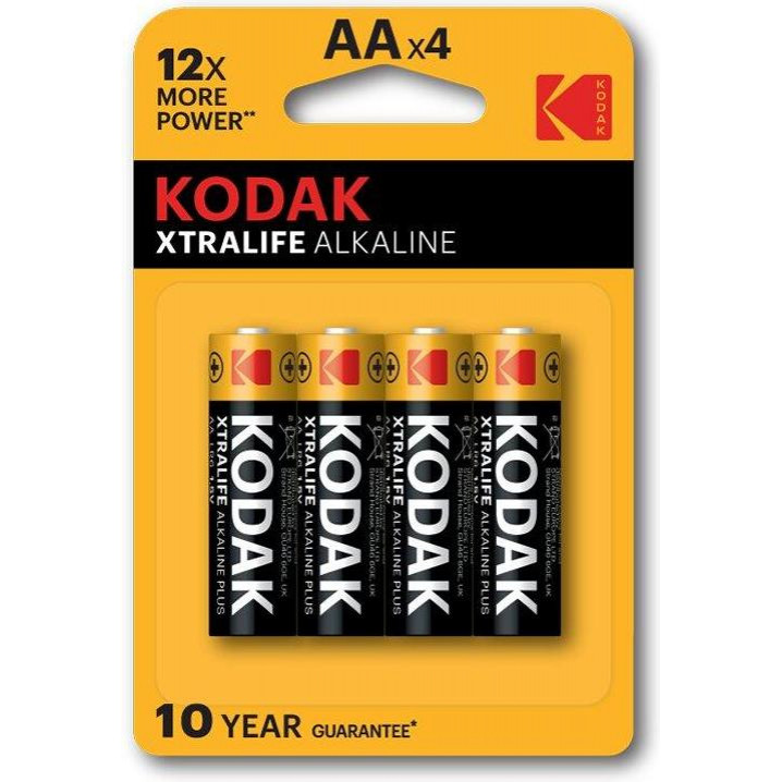 Kodak AAA bat Alkaline 4шт XtraLife (30411784) - зображення 1