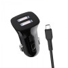 SkyDolphin SZ18T (2USB, 3.4A) Black + USB Type-C (AZP-000100) - зображення 2