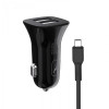 SkyDolphin SZ18T (2USB, 3.4A) Black + USB Type-C (AZP-000100) - зображення 4