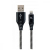 Cablexpert Premium USB/Apple Lightning Black 2m (CC-USB2B-AMLM-2M-BW) - зображення 1