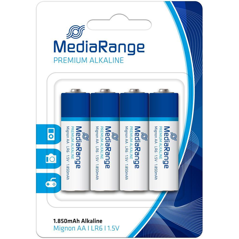 MediaRange AA bat Alkaline 4шт  (MRBAT104) - зображення 1