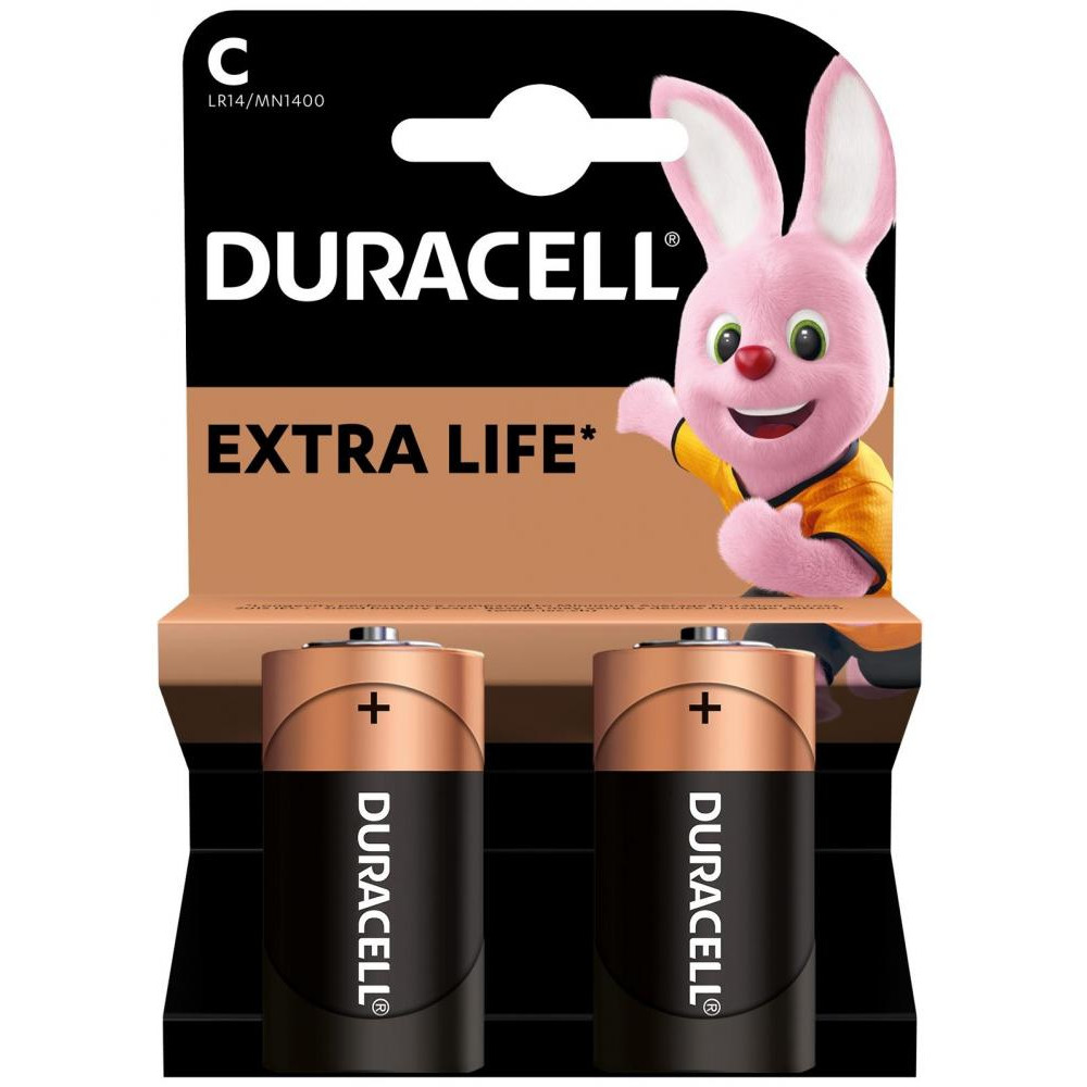 Duracell C bat Alkaline 2шт Basic 81545437 - зображення 1