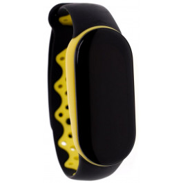   Climber Ремінець  for Xiaomi Mi Band 5/6 - Mijobs Mi sports Black yellow ( Xiaomi Mi Band 5/6. Black yellow)