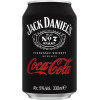 Jack Daniel’s Напій слабоалкогольний  & Coca Cola 5% 0.33 л (54490001170095) - зображення 1