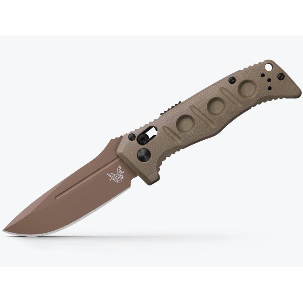 Benchmade Mini Auto Adamas OD Green G10 Drop-point (2730FE-2) - зображення 1