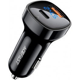   Acefast B4 Fast Charge Car Charger 66W Black (AFB4B)