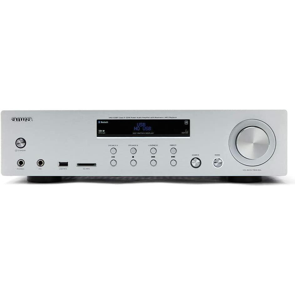 Aiwa AMU-120BT Silver - зображення 1