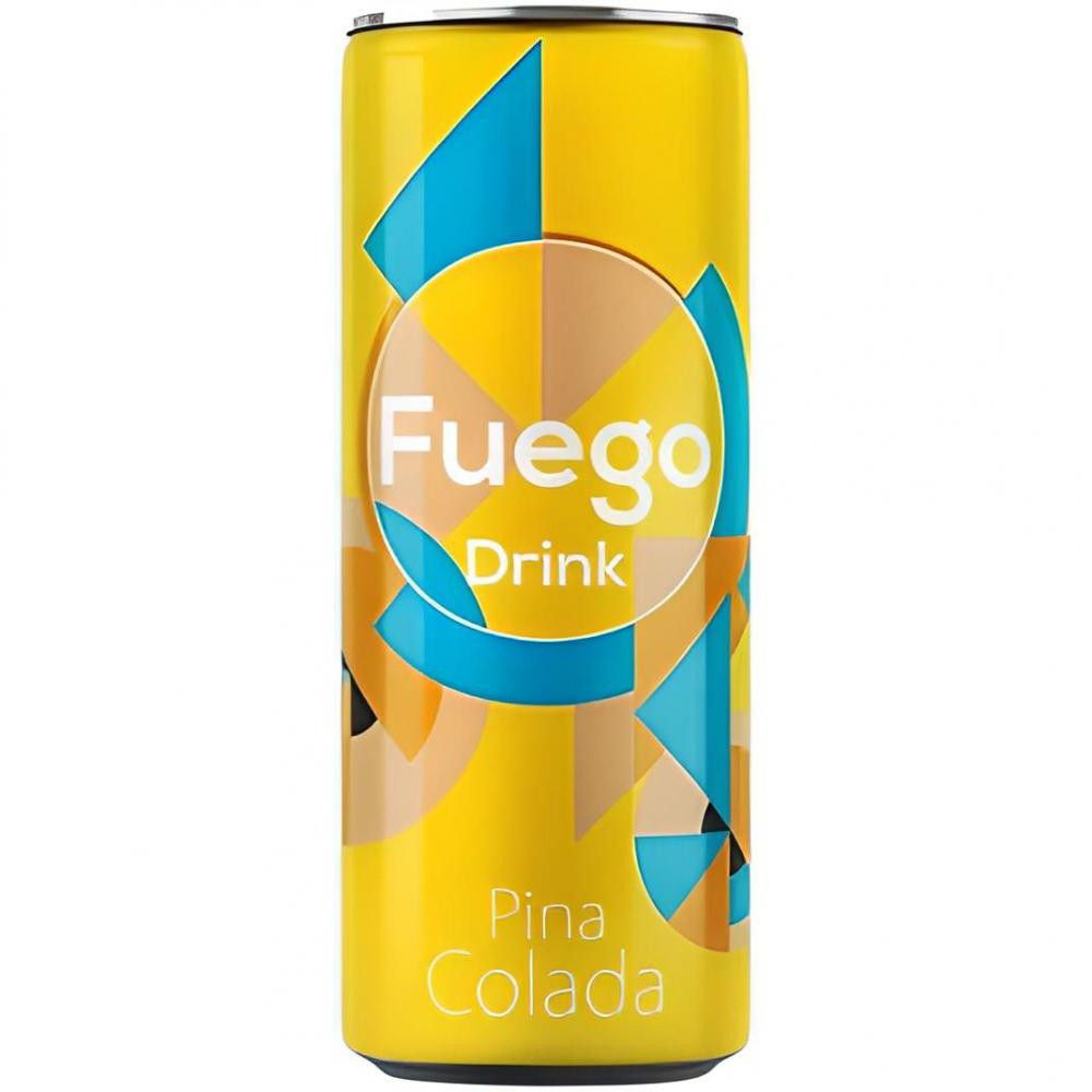 Fuego Напій слабоалкогольний  Pina Colada 4.5% 0.25 л з/б (5902854104871) - зображення 1